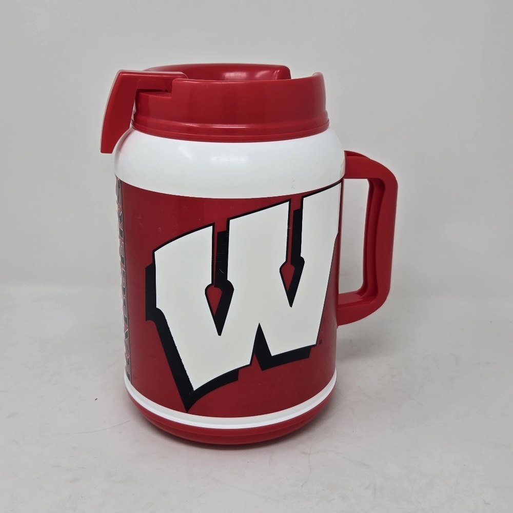Wisconsin Badgers 64oz Whirley Insulated Jumbo Travel Mug NCAA College Tailgate